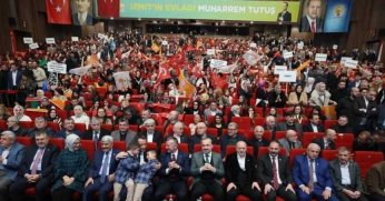 İzmitliler, Muharrem Tutuş’un Beyanneme Törenine Akın Etti