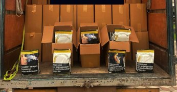 TEM’de durdurulan araçtan 4 ton sahte bandrollü tütün çıktı