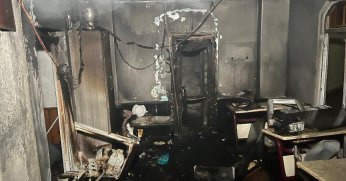 Sahur vakti camide korkutan yangın