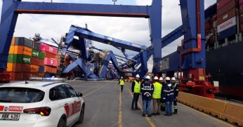 Milyonluk liman kazasının güvenlik kamera görüntüleri ortaya çıktı