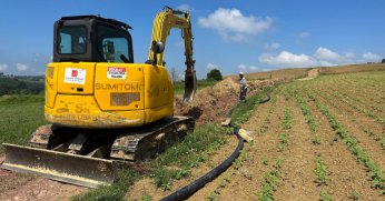 İSU, KANDIRA VE İZMİT’TE TARIMSAL SULAMA İÇİN YENİ SULAMA SUYU HATLARI YAPIYOR