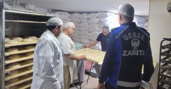 Gebze'de fırınlar denetleniyor
