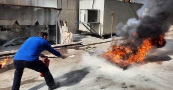 Kocaeli İtfaiyesi eğitimlerine devam ediyor