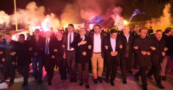 Çiftçi'ye Cumhuriyet Mahallesi'nde coşkulu karşılama