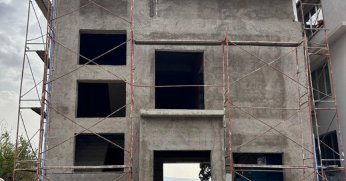 Yarımca Yelken Kulübünde sıva imalatı tamam