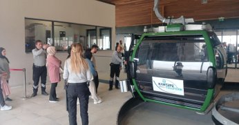 Hafta sonunda teleferik keyfi