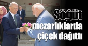 Körfez Belediyesi’nden mezarlıklarda çiçek dağıtımı