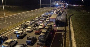 Kamyon, çekici ve tanker cinsi araçlara yasak geldi