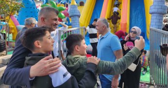 ÇOCUKLAR BAYRAM COŞKUSUNU ANITPARK’TA DOYASIYA YAŞADILAR