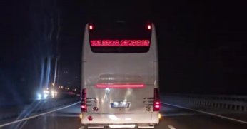 Otobüsün arkasını görenler şaştı kaldı