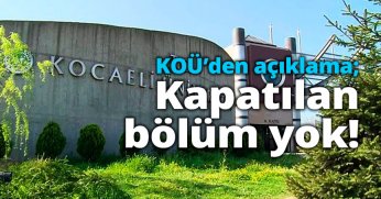 Kapatılan bölüm yok!