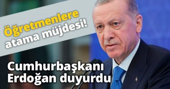 Cumhurbaşkanı Erdoğan duyurdu