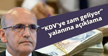KDV düzenlemesiyle ilgili Hazine ve Maliye Bakanı Mehmet Şimşek'ten açıklama