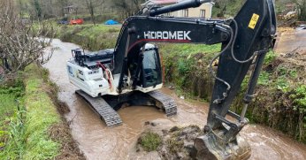 KOCAELİ’DE SON 3 AYDA 108 BİN 650 METRE DERE TEMİZLİĞİ YAPILDI