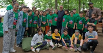 Minik dostlarından Başkan’a; ‘’Teşekkürler Tahir amca’’