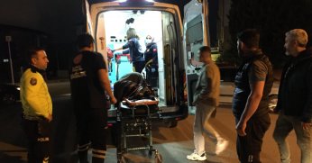 Otomobilin çarptığı yaya yaralandı