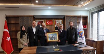 Başkan Talus Başkan Ölmez’i ziyaret etti