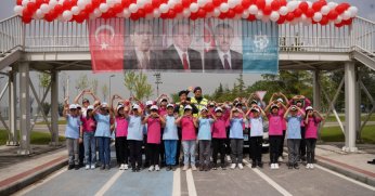 Çocuklar trafik konusunda bilinçleniyor