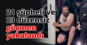 8 ilde göçmen kaçakçılarına operasyon: Elbise dolabından çıktılar