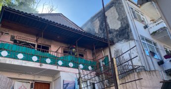 Elektrikli ısıtıcı yangın çıkardı, bir kişi dumandan etkilendi