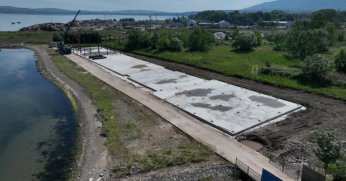 Başiskele Su Sporları Merkezine çelik kolon