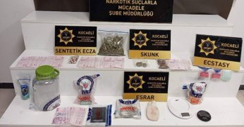Kocaeli'de uyuşturucu operasyonu: 2 tutuklama