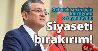 Siyaseti bırakırım!