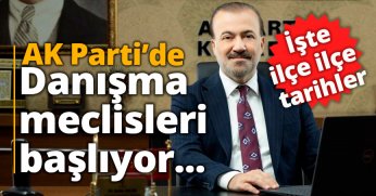 Danışma meclisleri başlıyor...