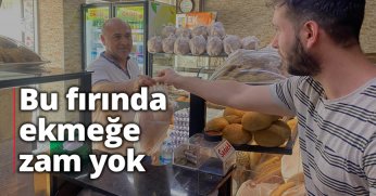 Bu fırında ekmeğe zam yok