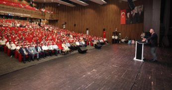 Başkan Büyükakın, personelle bayramlaştı