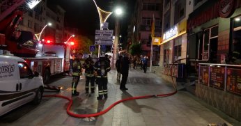İş yerindeki fritözden yangın çıktı