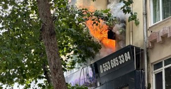 Kocaeli'de masaj salonunda korkutan yangın