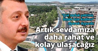 Stadyum yolunda çalışmalar tamamlandı