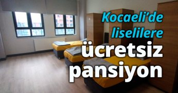 Kocaeli’de liselilere ücretsiz pansiyon