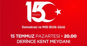 Derince’de 15 Temmuz Anma Programı