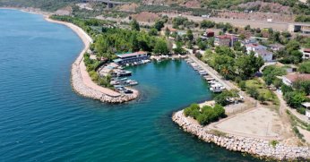 Tavşancıl Sahil Parkı yenilemesinde sona doğru