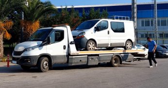 6 araç trafikten men edildi