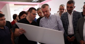 Büyükakın, Derince Cemevi inşaatını inceledi