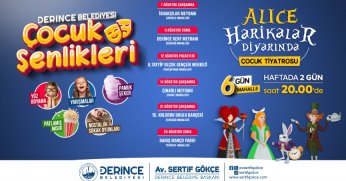 Derince’de Çocuklar İçin  Eğlence Dolu Şenlikler