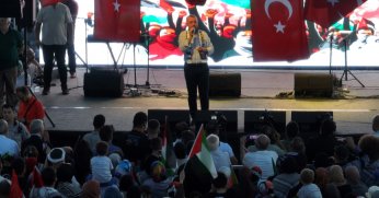 Kocaeli, Şehit Haniye ve Filistin için meydanda