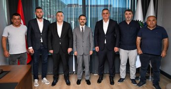 Vali Aktaş, Hizmet-İş’i Ziyaret Etti