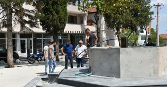 Yuvacık Semt Meydanı 2. etap çalışmaları devam ediyor