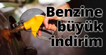 Benzine büyük indirim