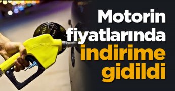 Motorin fiyatlarında indirime gidildi