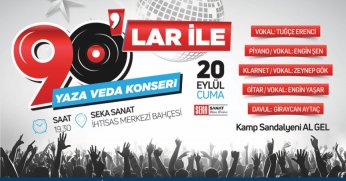 Büyükşehir’den 90’lar ile Yaza Veda Konseri