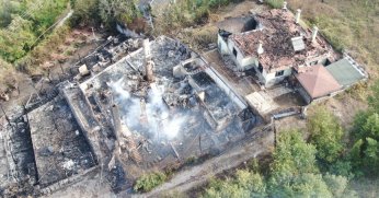 Kovboy kasabası küle döndü