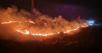 İzmit'te 20 dönümlük alan küle döndü