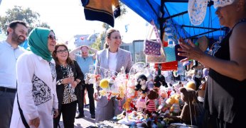 Üreten kadınlar alışveriş festivalinde buluştu