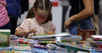 Çocukların çok mutlu olduğu fuar