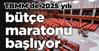TBMM'de 2025 yılı bütçe maratonu başlıyor